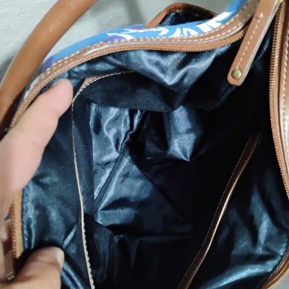 TIGNANELLO Fabric Canvas Tote Shoulder Bag - Picture 9 of 15